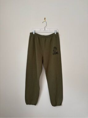 Vintage Soffe Olive Green USMC Sweatpants